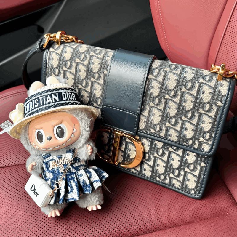 Labubu Luxury Inspired Elegant Blue Outfit Set - Image 2