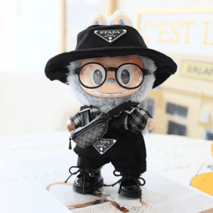 Labubu Luxury Inspired Trendy Black Outfit Set