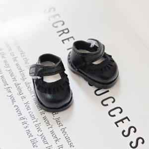 Lace-Trimmed Dress Shoes for Labubu – Cute Doll Shoes