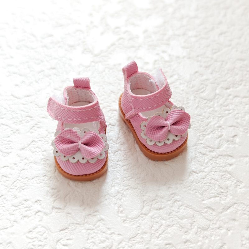 Princess Bow Shoes for Labubu – Cute Labubu Shoes - Image 3