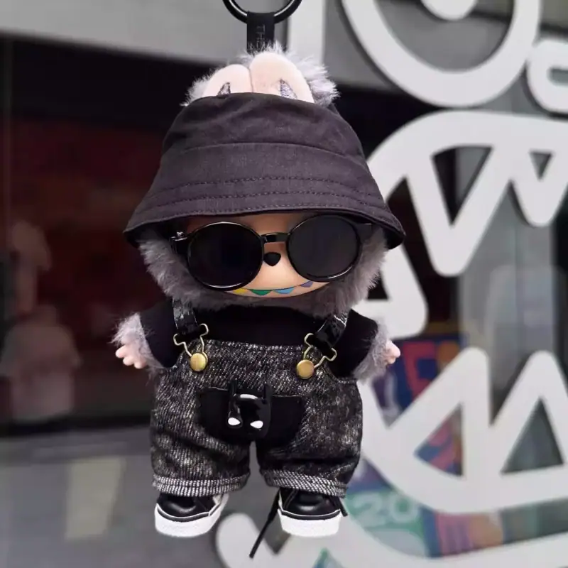 All-Black Cool Outfit Set for Labubu - Image 3