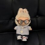 Casual Striped Outfit Set for Labubu