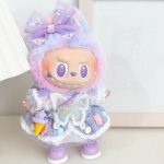 Purple Bow Outfit Set for Labubu