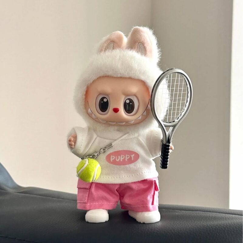 Cute Tennis Outfit Set for Labubu - Image 3