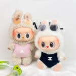 Luxury Designer-Style Swimsuit Set for Labubu