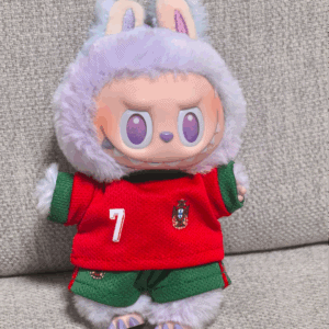 Portugal #7 Soccer Jersey Set for Labubu