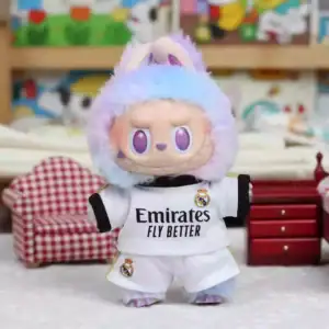 Real Madrid-Inspired Jersey Set for Labubu