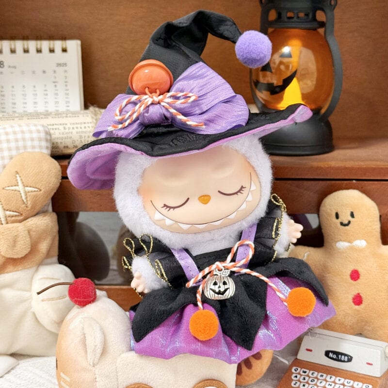 Halloween Little Witch Dress with Witch Hat for Labubu - Image 2