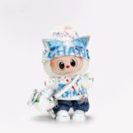 Labubu Designer Blue Graffiti Outfit Set