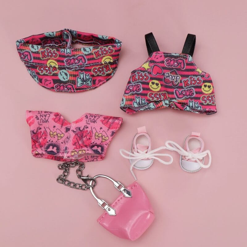Labubu Pink Hip-Hop Outfit - Image 2