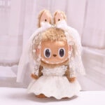 Labubu Wedding Outfit Set for 38-40cm Dolls – Bride & Groom Attire