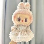 Sweet Lolita Lace Outfit Set for 38-40cm Labubu