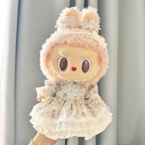 Sweet Lolita Lace Outfit Set for 38-40cm Labubu