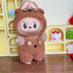 Labubu Brown Bear Outfit Set