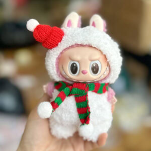Labubu Cute Snowman Outfit Set