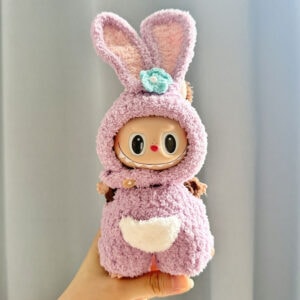 Labubu Purple Bunny Romper