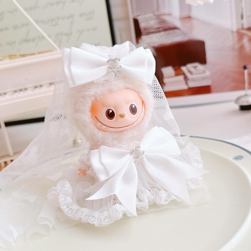 Labubu V4 Designer Wedding Dress Set