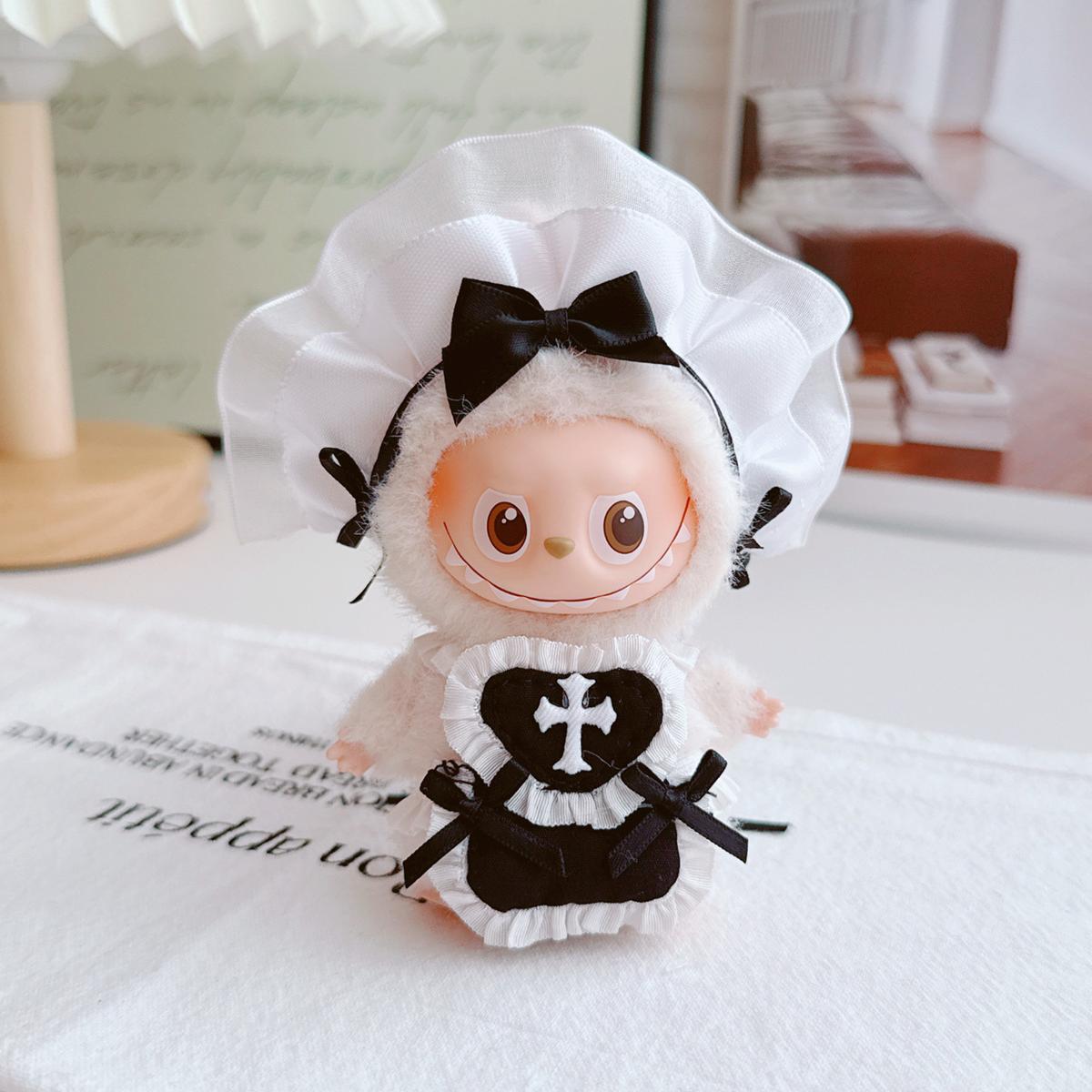 Labubu V4 Gothic Maid Outfit Set 1 Labubu V4 Gothic Maid Outfit Set
