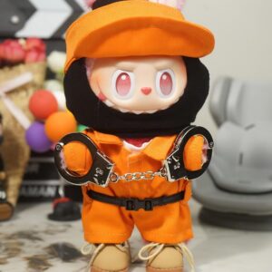 Funny Prisoner Outfit for Labubu