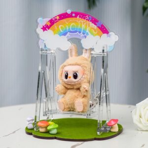 Rainbow Swing Display Stand for Labubu