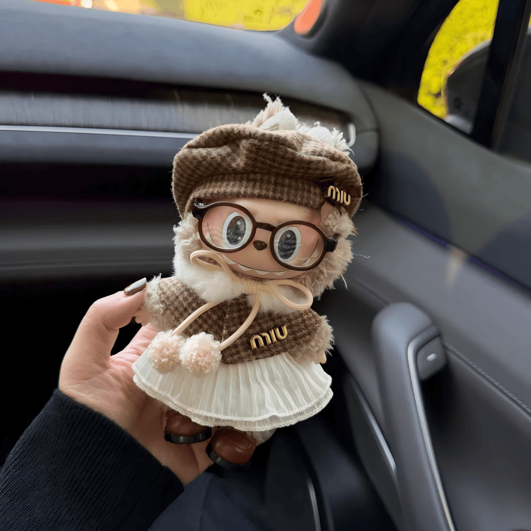 Vintage Academia Outfit for Labubu 2 Vintage Academia Outfit for Labubu - Image 2