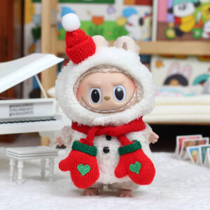 Labubu Snowman Outfit Set