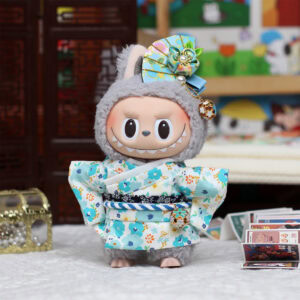 Sakura Kimono Elegance Set for Labubu