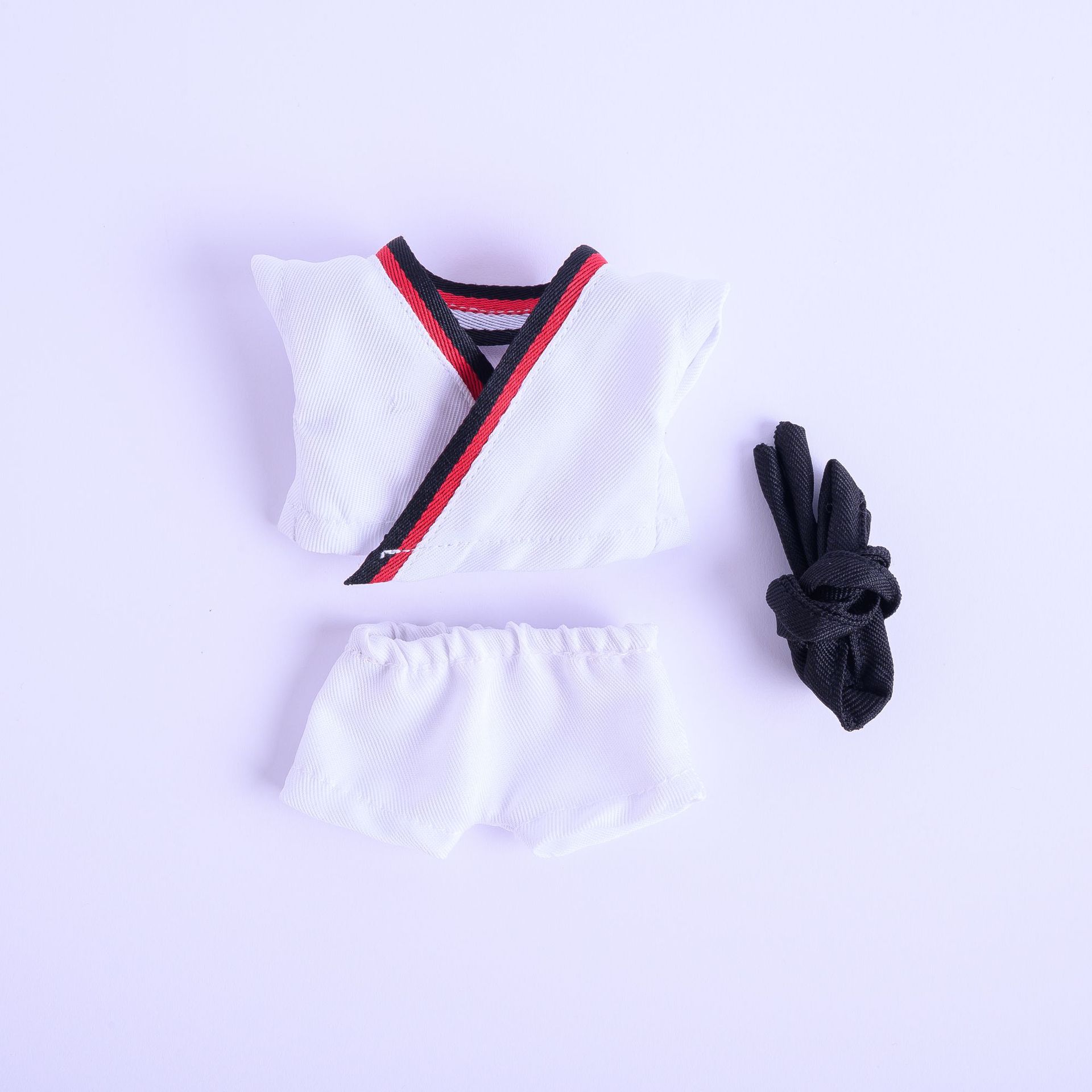 Taekwondo Training Outfit Set for Labubu 2 Taekwondo Training Outfit Set for Labubu - Image 2