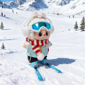 Winter Ski Adventure Set for Labubu