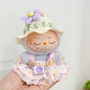 Fairy Garden Heart Dress Set for Labubu