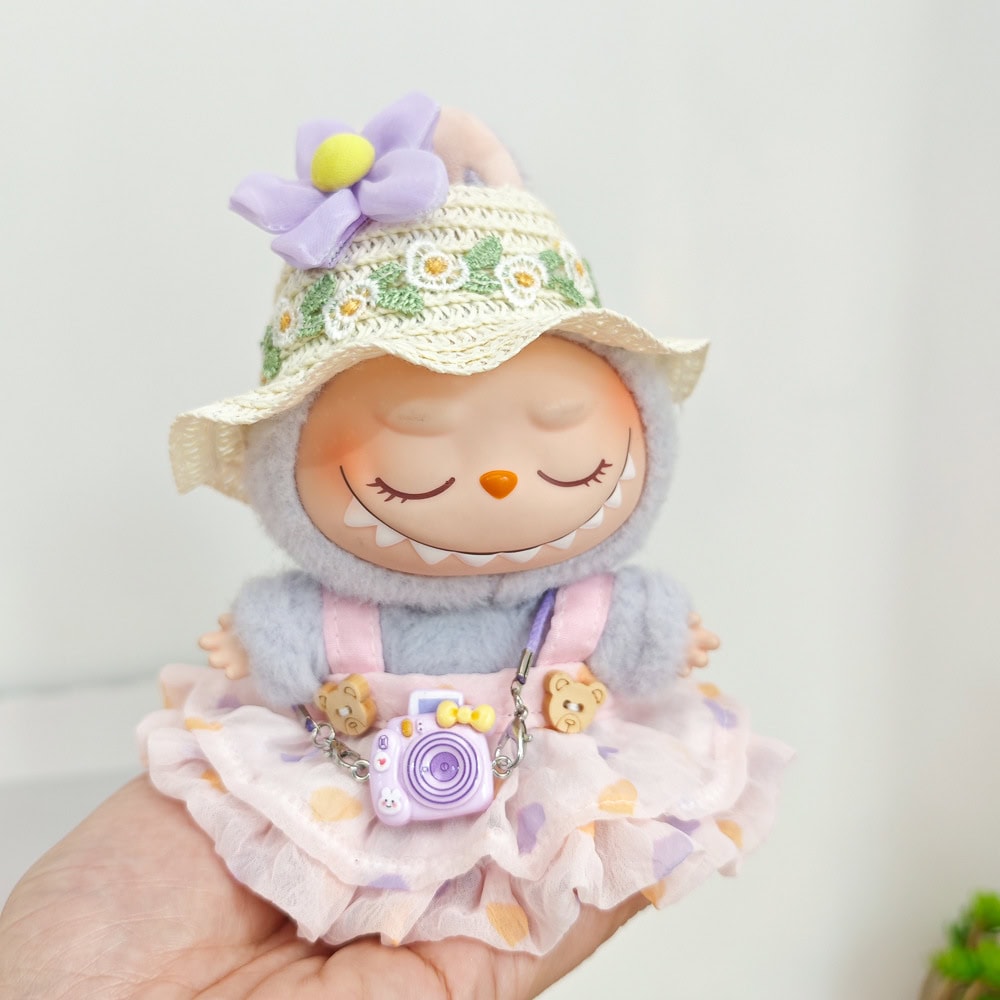 Fairy Garden Heart Dress Set for Labubu 1 Fairy Garden Heart Dress Set for Labubu